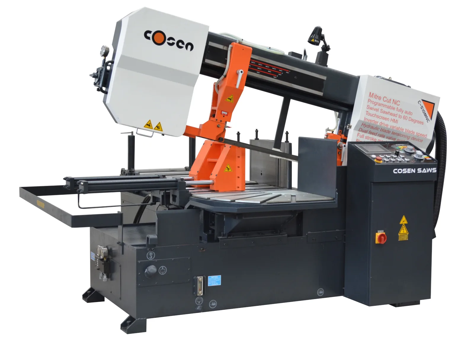 Cosen C-510MNC Hinge Type Fully Automatic Mitre Bandsaw