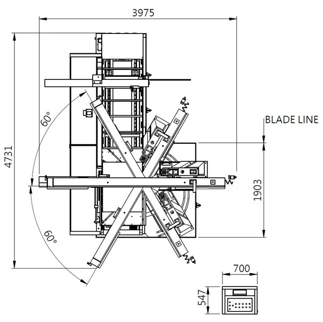 Cosen M8 CNC Fully Automatic Double Mitre Bandsaw