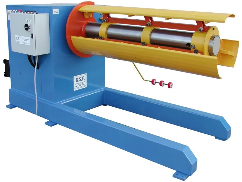 B S E Hydraulic Decoiler