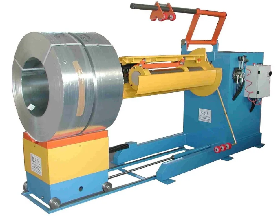 B S E Hydraulic Decoiler