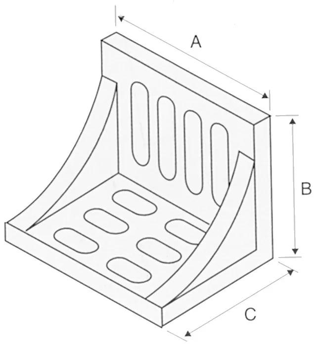 Homge HL Series Slotted Angle Plates