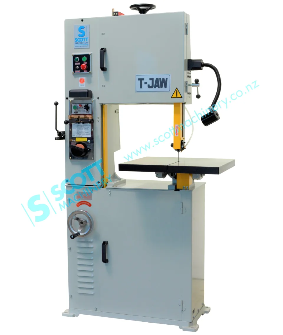 T-Jaw Toolroom Vertical Bandsaw Series