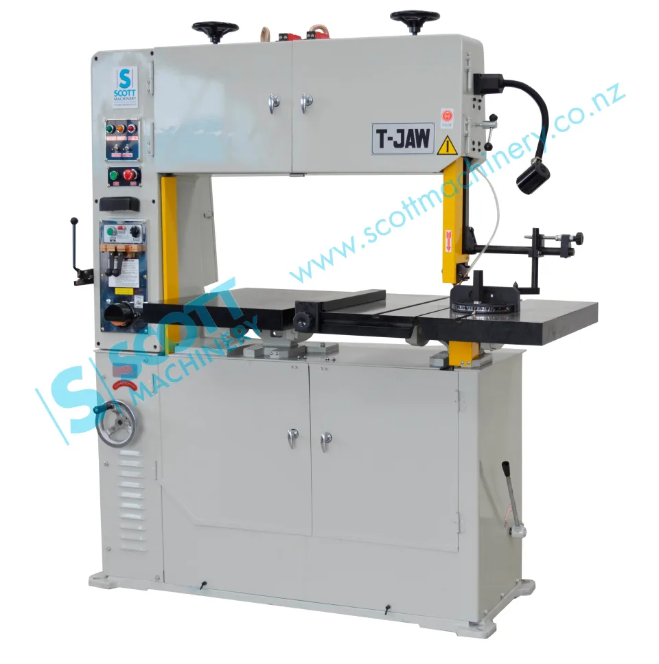 T-Jaw Toolroom Vertical Bandsaw Series