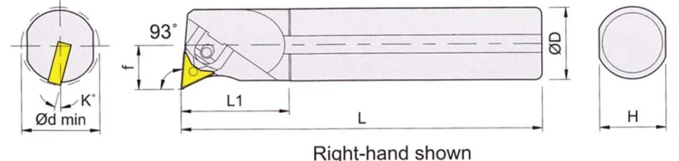 EXPERT WTUNR Boring bars